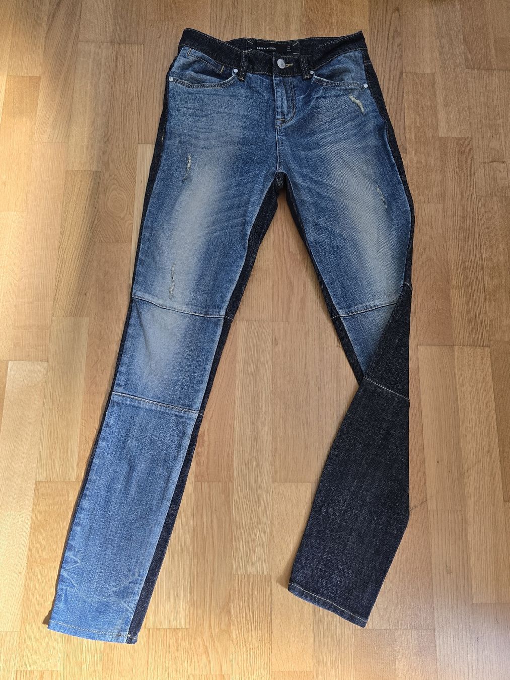 Karen Millen Jeans: Karen Millen Two Tone Contrast Patchwork Jeans EU34  – Nuovo (secondo la descrizione) da Tecknau venduto da Leni_SecondLove