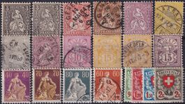 1862-1944, stark ausgebaute CH-Sammlung, oft **) Kat: 6000.-