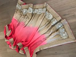 Vorhang Stoff Fasnachtskostüm Kleid Sari Indien Indische