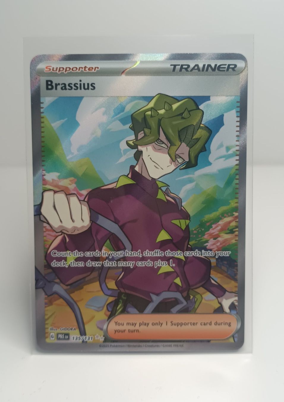 Pokémon Sammelbilder & Trading cards: Brassius 135/131 Pokemon Prismatic Evolutions PRE EN – Neu (gemäss Beschreibung) aus Muraz (Collombey) von Carddealerswis