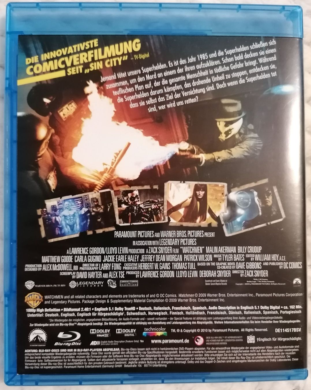 Tutti i DVDs: Watchmen - Die Wächter - Blu-ray – Usato da Oberurnen venduto da mackrokodile 1