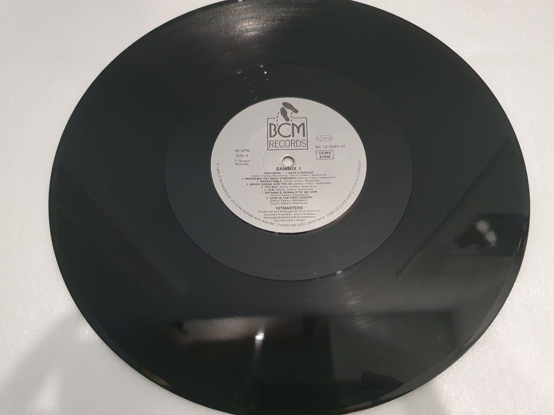 Dischi in vinile: Hitmasters – Sawmix 1 – Usato da Uster venduto da Vinyl-Leidenschaft 3