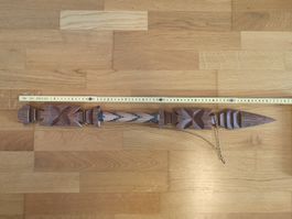 Holzspeer Dekostück
