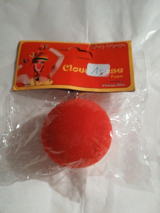 50 Rote Clown Nasen - Schaumstoff Nasen Für Karneval & Partys