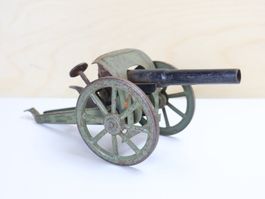 Kanone / Feldgeschütz Metall Antik ca. 1940er Jahre