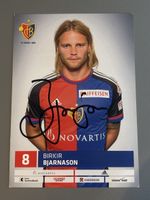 Autogrammkarte Birkir Bjarnason FC Basel signiert
