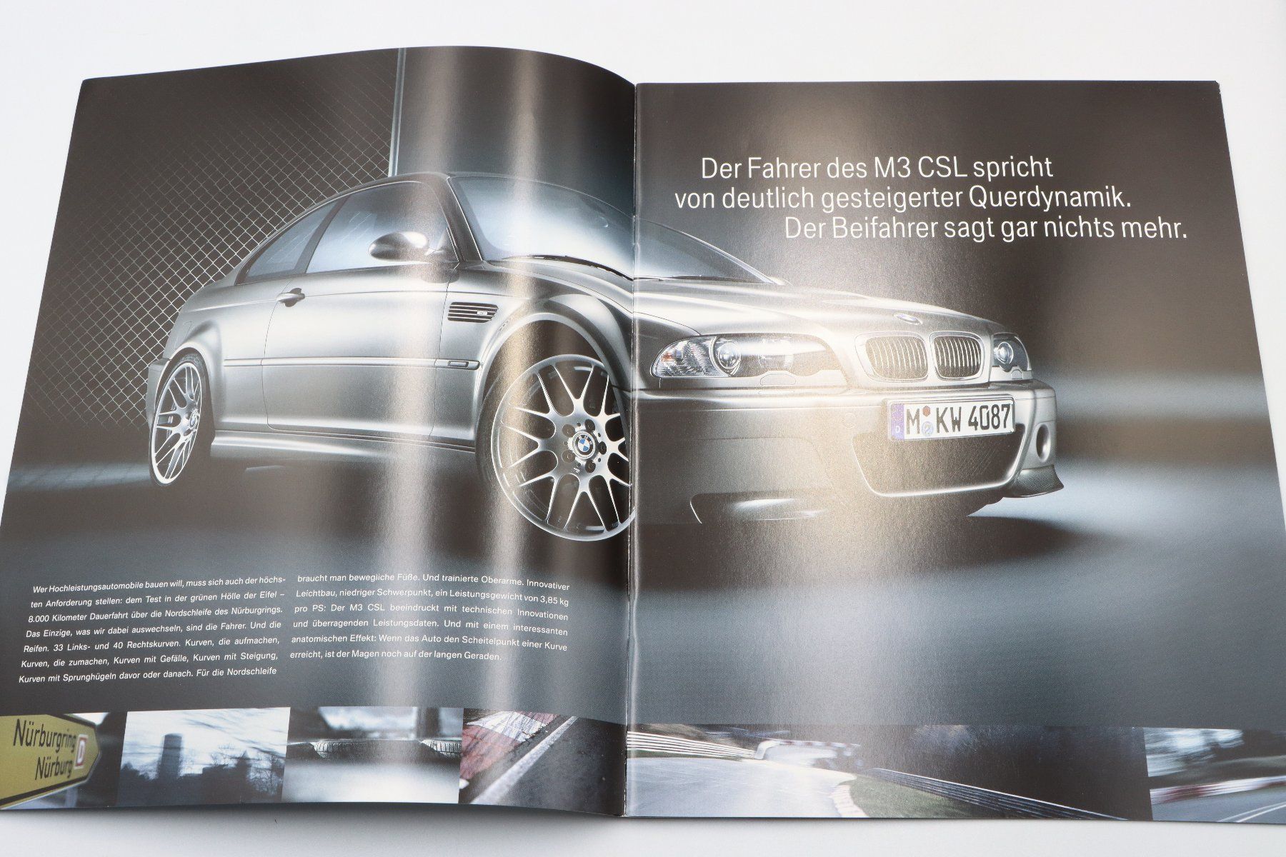 BMW Dokumente: BMW M3 E46 CSL 2003 Prospekt – Gebraucht aus Bühl b.Aarberg von Collectorpassions 2