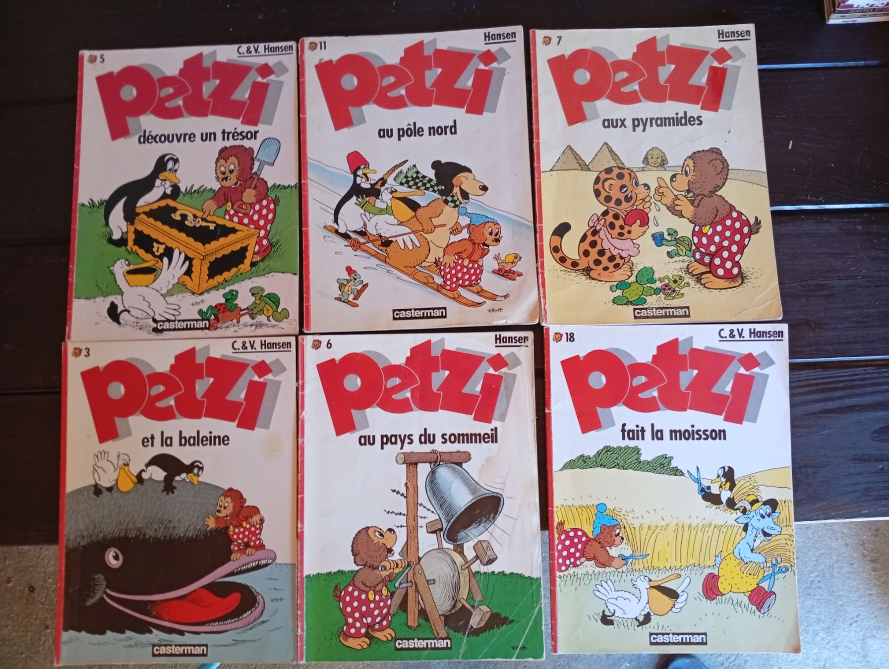 BD: Petzi lot 6X – D'occasion à Perrefitte par 36B