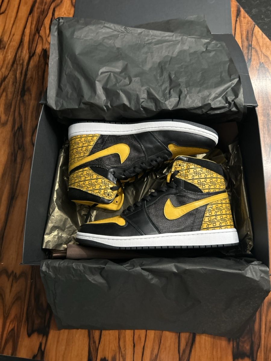 Jordan Herrenschuhe: Original VAN HOFF handmade Jordan 1-BSC young Boys 9/1 – Neu und originalverpackt aus Wohlen von Felice77
