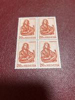 Bloc de 4 timbres Suisse Helvetia 20 Fr Ioannes neuf