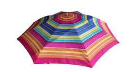 Bunter Sonnenschirm mit Neigungsmöglichkeit