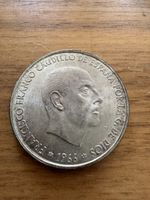 Spanische 100-Peseten-Münze aus der Franco-Zeit.
