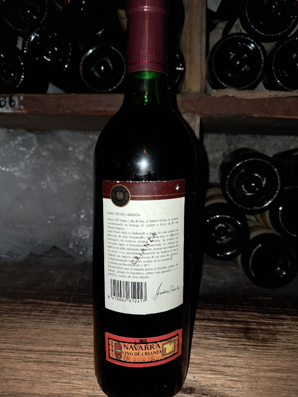 Vino: Bodegas Julián Chivite Gran Feudo Crianza 1997 – Nuovo e nell'imballaggio originale da Le locle venduto da juliensaran 2