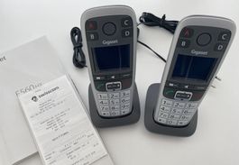 2 Gigaset E560HX Schnurlostelefone, neuwertig NP 178.-