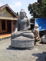 Riesen Budha Skulptur Natur Steinskulptur Garten Buda Statue
