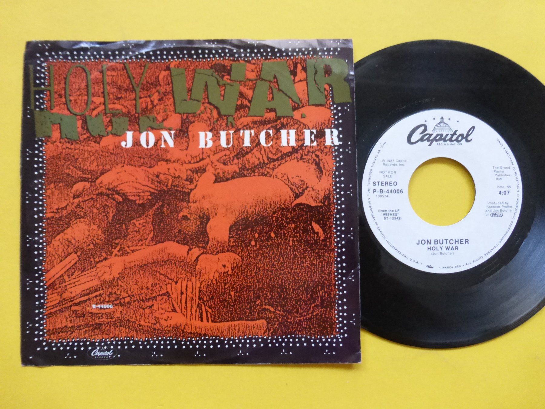 Vinyles: Jon Butcher – Holy War – D'occasion à Zürich par Swiss57