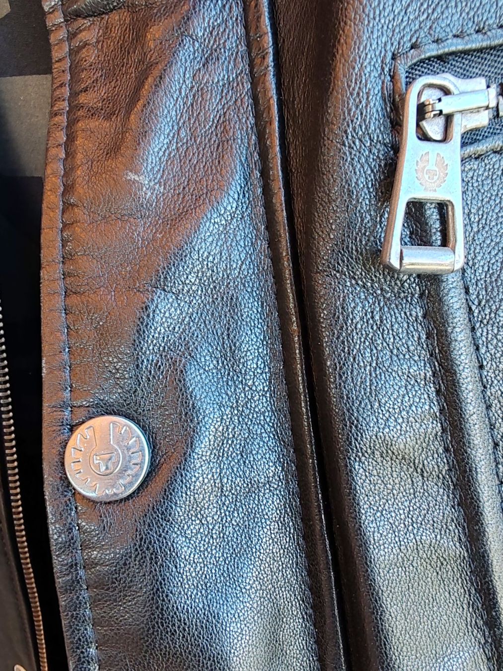 Giacche: Wunderschöne fake Belstaff Lederjacke Grösse 62 – Usato da Abtwil SG venduto da IndianaJon 1