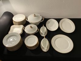 Eschenbach Porzellan-Set mit Goldrand 45-teilig NIE BENUTZT❗