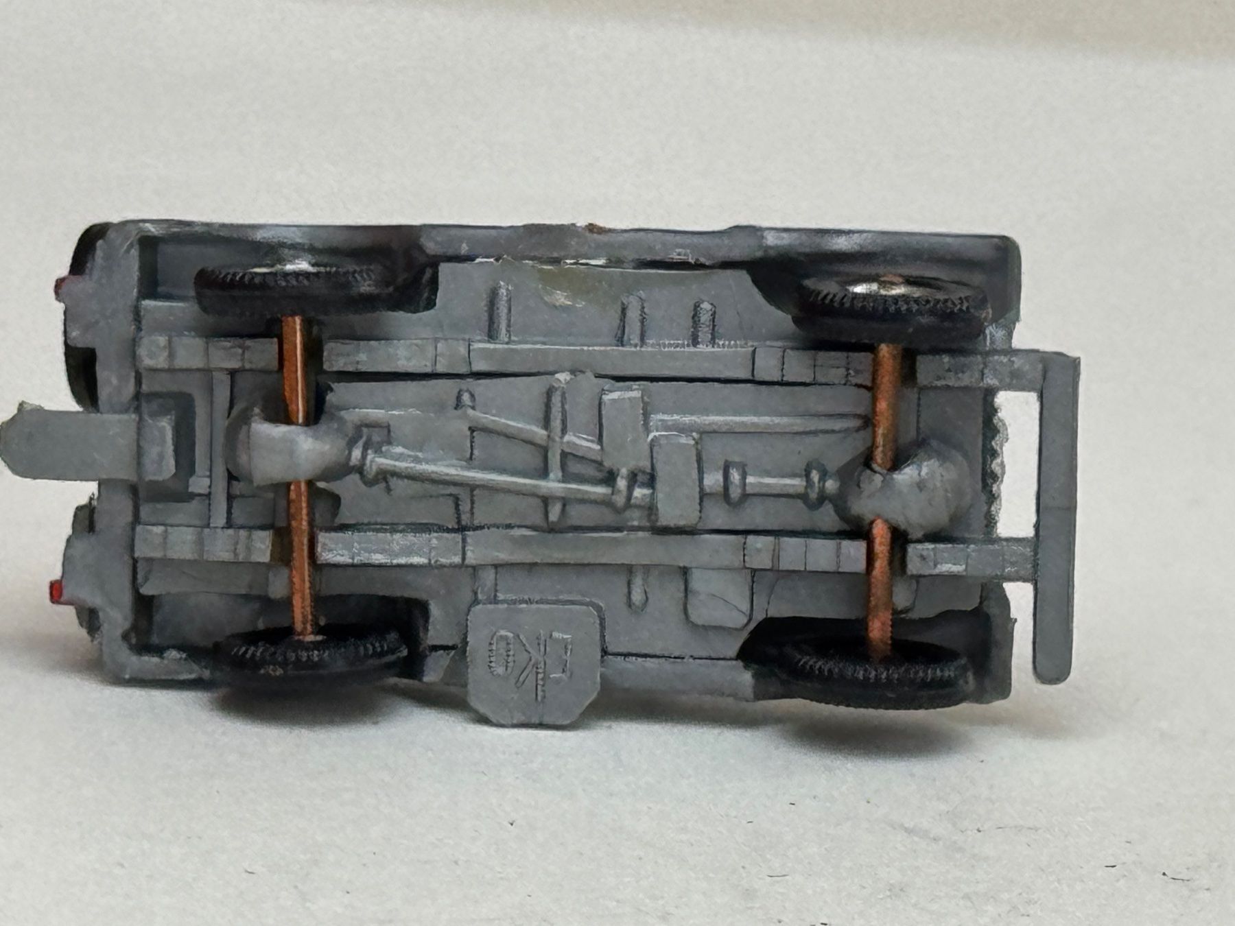 Eko Modellini d'auto: GB3- EKO Jeep silbern – Usato da Elm venduto da Wikmtz 2