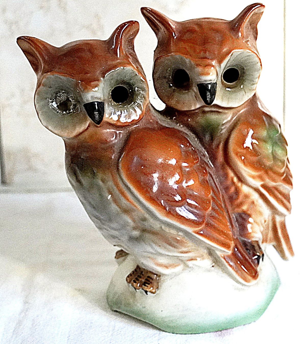 Statuette: Pudel aus Steingut mit Lampe – Usato da Baar venduto da 2cvbaar 6