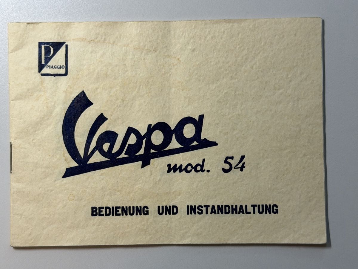 Vespa Scooter: Vespa mod. 54 Faro Basso – Usato da Gretzenbach venduto da Dafa02 2
