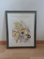 Eingerahmtes aquarell Bild