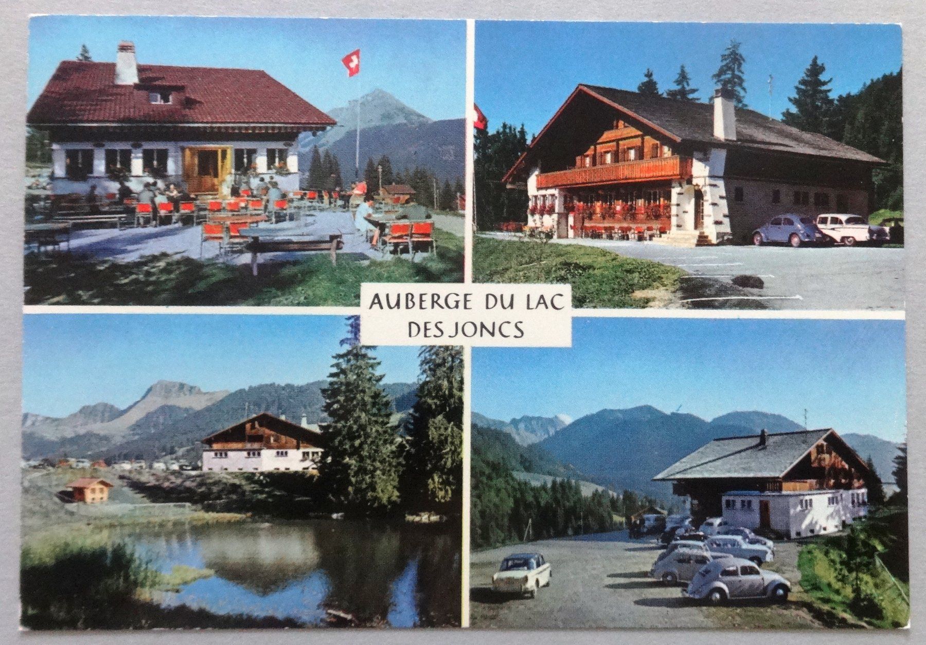 Ansichtskarten: Auberge du Lac des Joncs s/Châtel St-Denis – Gebraucht aus Fétigny von Billy2miny