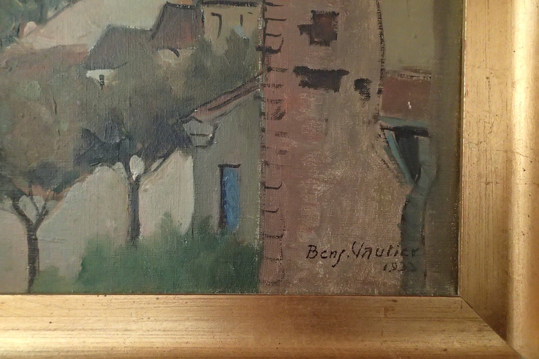 Dipinti: Benj. Vautier , Genf  Oelgemälde 1933 – Usato da Allschwil venduto da Salus17 3