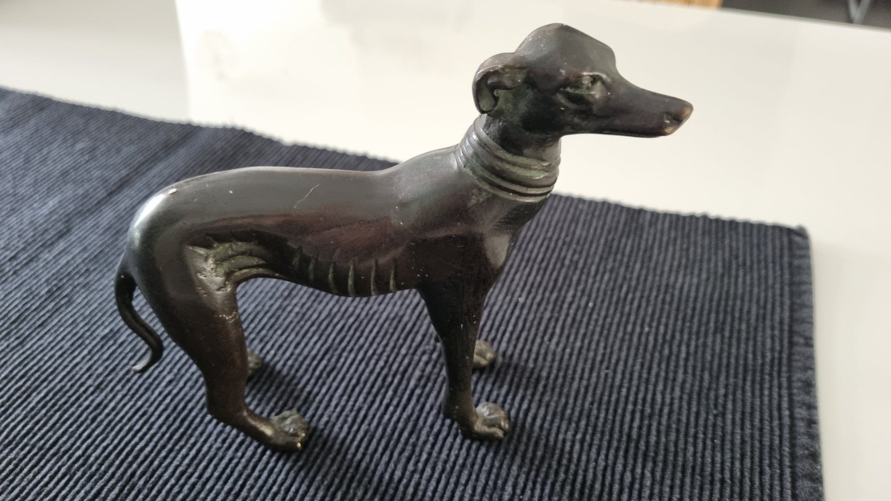 Figuren: WINDHUND BRONZENFIGUR – Gebraucht aus Locarno von ICARO8 1