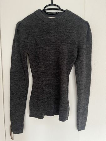 H&M Wollpullover XS, Grau