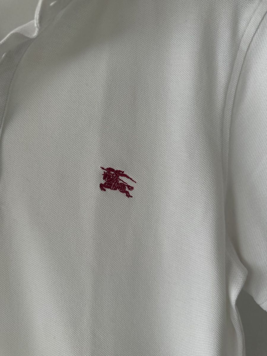 Burberry Magliette Polo: Polo Burberry blanc taille M homme – Usato da Villaz-St-Pierre venduto da pepe86 1