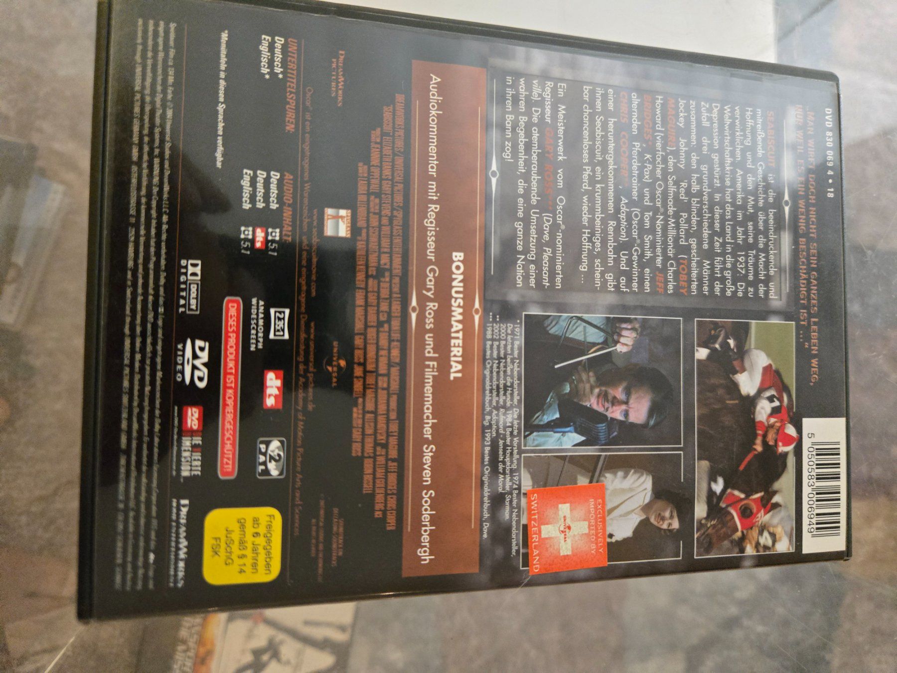 Tutti i DVDs: Seabiscuit DVD – Usato da Bussigny venduto da Kfdlt 1