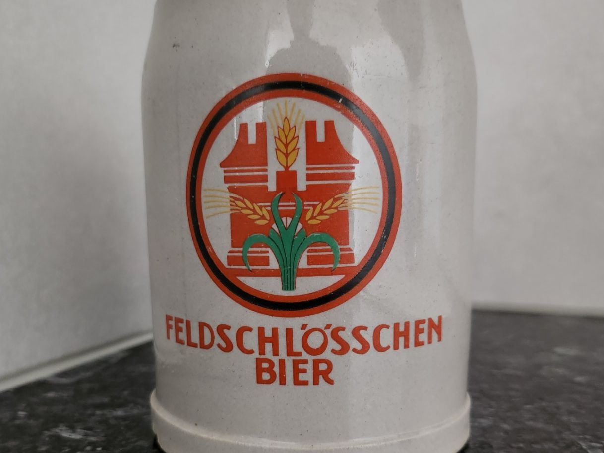 Gläser: Chope  Feldschlösschen Bier – Gebraucht aus Sierre von Lys1954