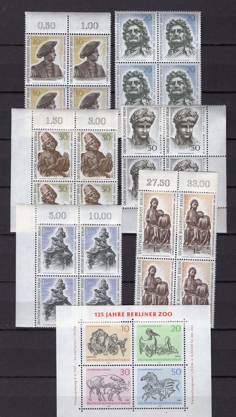 Alle Briefmarken: R6232  /  BERLIN 1967 neufs XX – Neu (gemäss Beschreibung) aus Ste-Croix von MONT-TAGNAC
