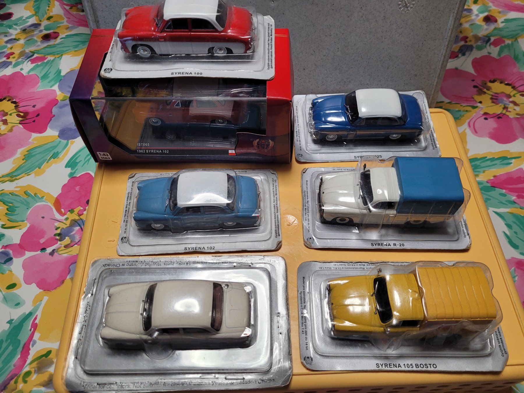 Modellini d'auto: Syrena lot de 7 voitures 1:43 – Nuovo (secondo la descrizione) da Domdidier venduto da Bimbo57 1