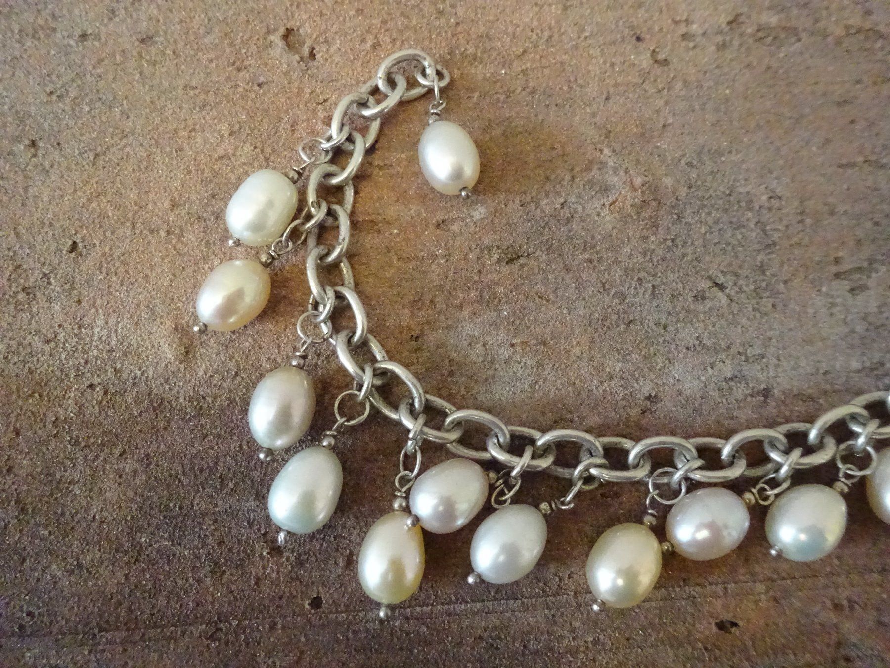 Bracciali & Braccialetti: Armband Perlen / 925 Silber – Usato da Esslingen venduto da FetteSchnecke 4
