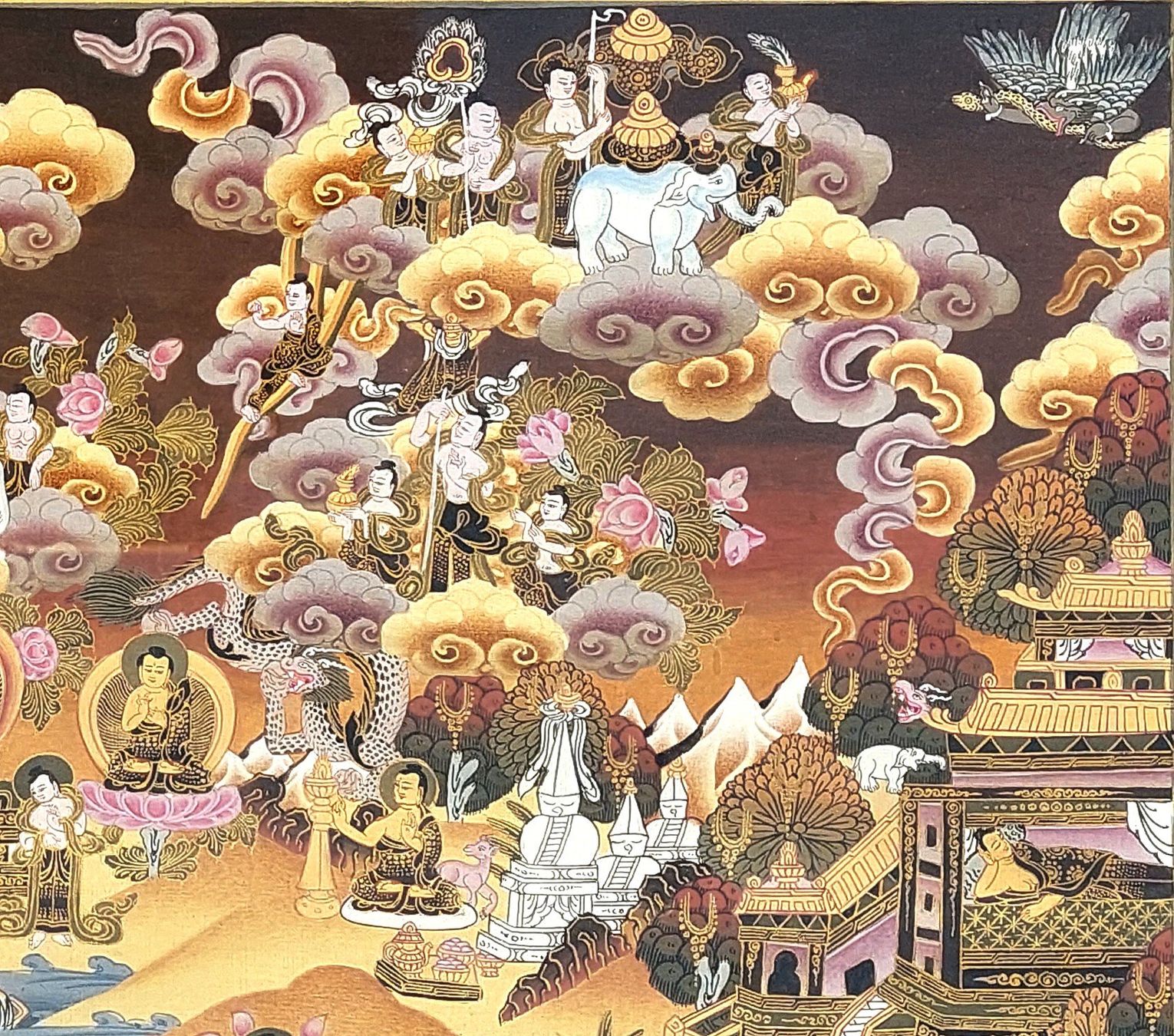 Gemälde: Peinture du Tibet – Gebraucht aus Montmelon von canelle-12 2