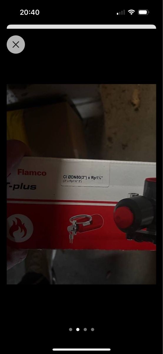 Tutti gli attrezzi: T-Stück Flamco T-plus 3" X 1 1/4" – Nuovo e nell'imballaggio originale da Zofingen venduto da Angelomichael 1