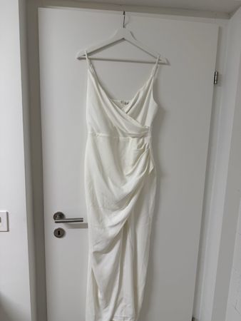 BWLDR Midikleid, Gr. 38, weiss, Sommerkleid/Hochzeitskleid