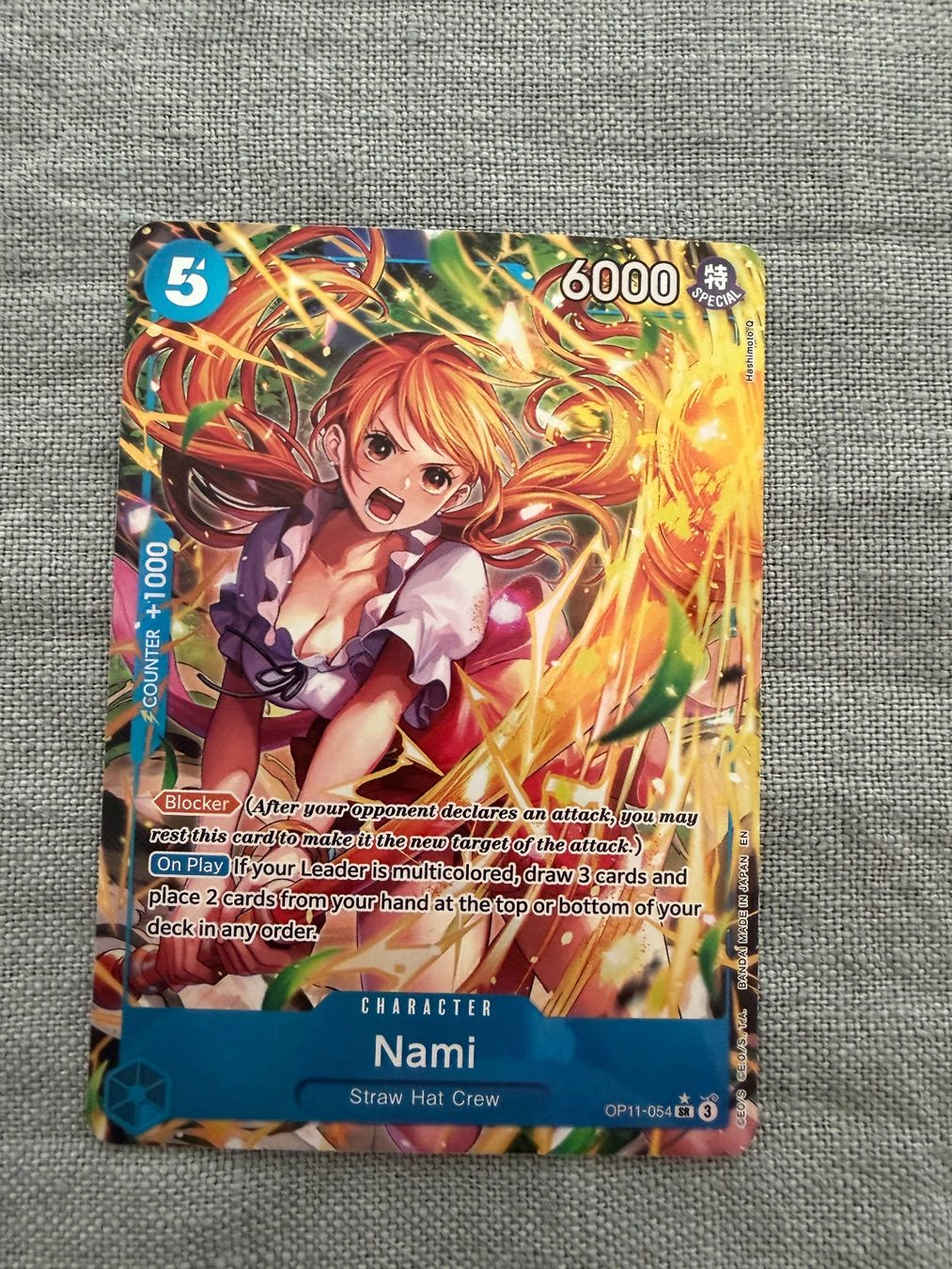 Bandai Carte collezionabili: One piece Nami op11-054 – Usato da Dübendorf venduto da Imtsch