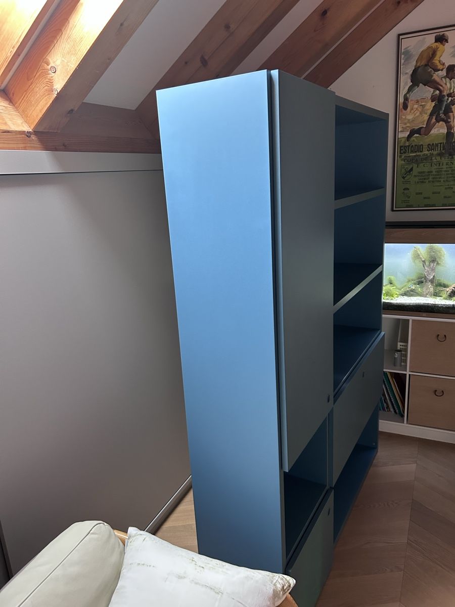 Schränke: Libreria con cassetti blu mobiletto contenitore usato – Gebraucht aus Boppelsen von aci_fm9b 1
