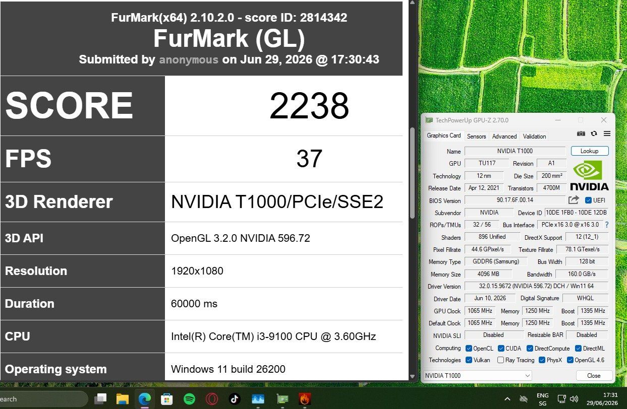 Nvidia Cartes graphiques: NVIDIA T1000 – D'occasion à Hendschiken par Sillii 2