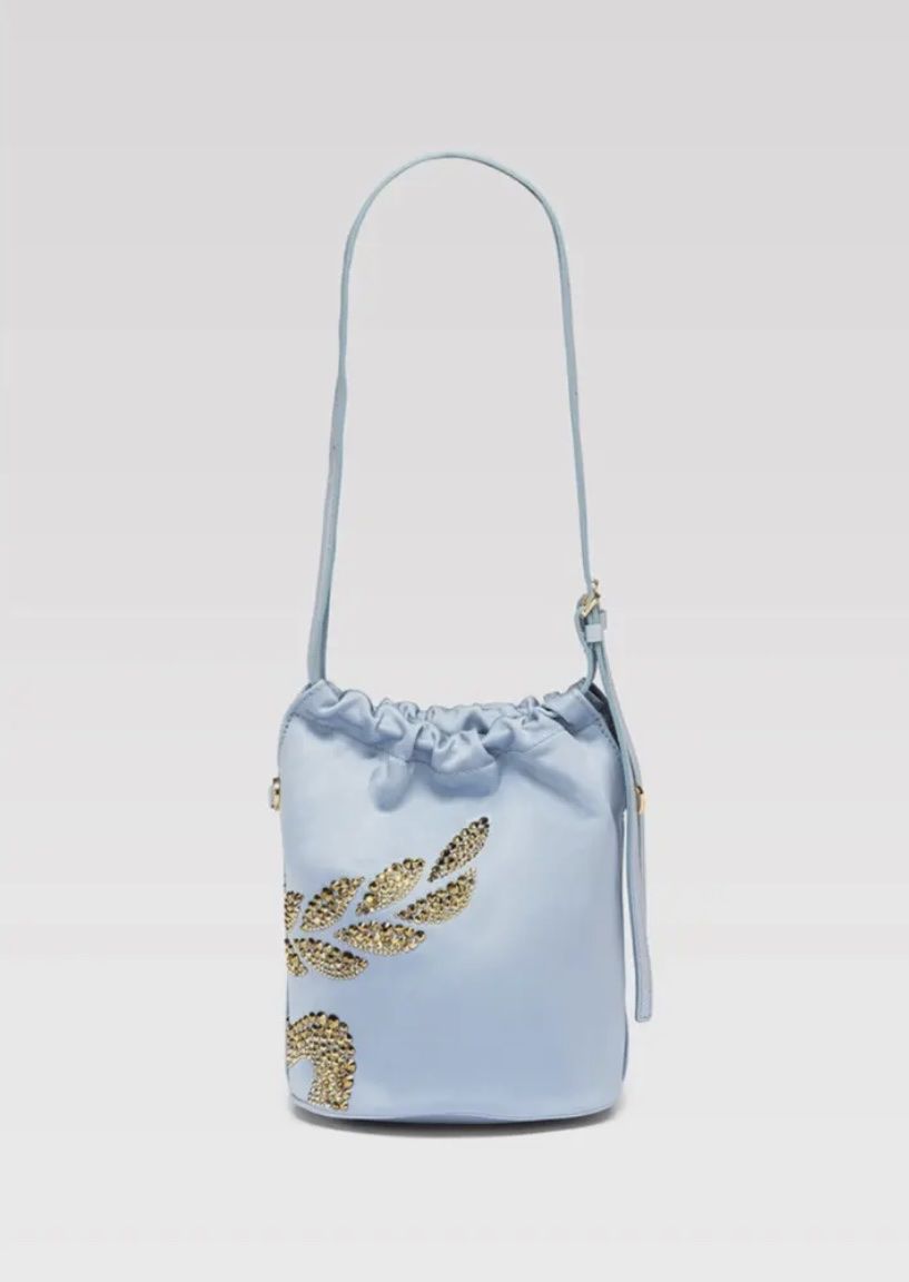 Mcm Borse da donna: MCM Beuteltasche, hellblau, neuwertig, Goldkette,Top! – Nuovo e nell'imballaggio originale da Wiedlisbach venduto da Sistershop 8