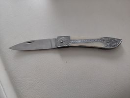 Klappmesser mit Indianermotiv, sehr schönes Sammlerstück!