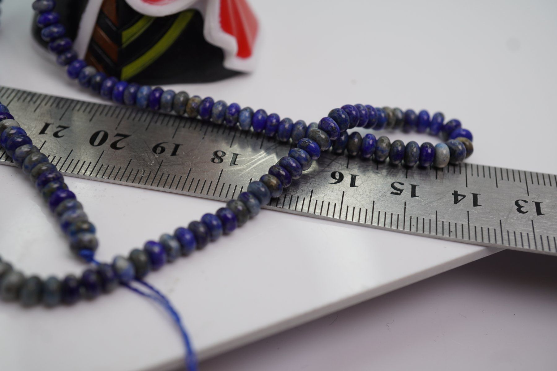 Pietre preziose: Lapis Lazuli    Donuts  4mm  Strang   TOPSTONE – Nuovo e nell'imballaggio originale da Eschenbach SG venduto da topstone 2