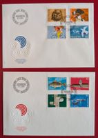 WERBEMARKEN I UND II 694 - 697, 701 - 704 1983 FDC