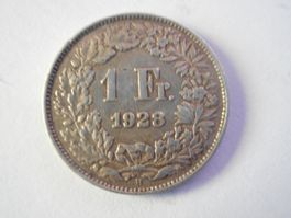 1 Fr. 1928 silber