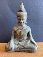 Buddha Figur Messing Sitzend Antik