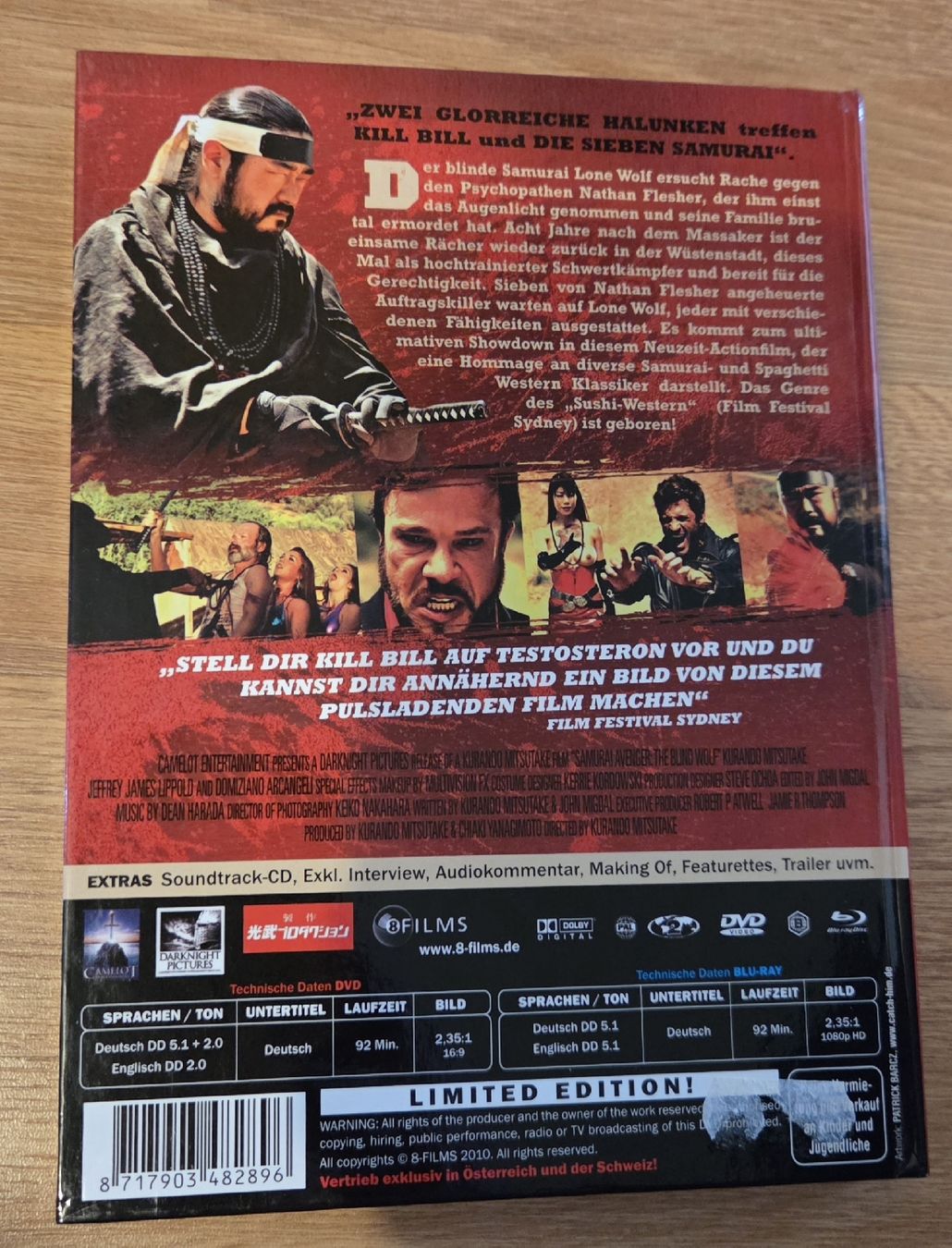 Tutti i DVDs: Lone Wolf - The Samurai Avenger Limited 3-Disc Uncut Version – Usato da Winterthur venduto da raymen74 1