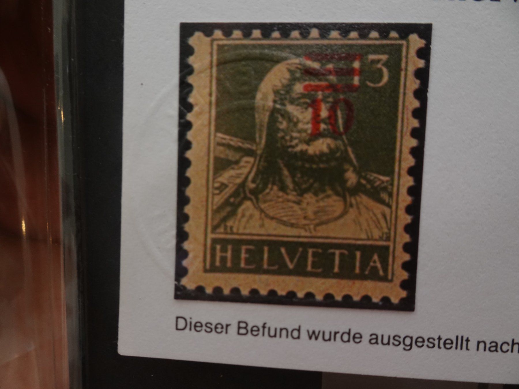 Tutti i francobolli: 1921 TELLBRUST; AUFBRAUCHSAUSGABE POSTFRISCH MIT ATTEST – Usato da Eschenbach SG venduto da eDaisy 1